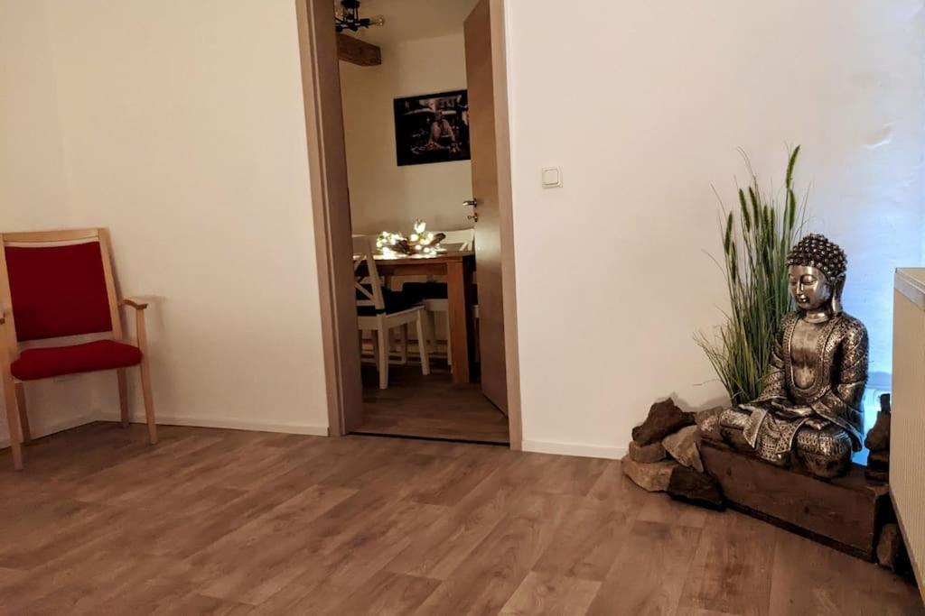 Fewo Im Lehm-Fachwerkhaus Erfurt Mit 3 Einzelnen Schlafzimmern Je Mit Tv Kültér fotó