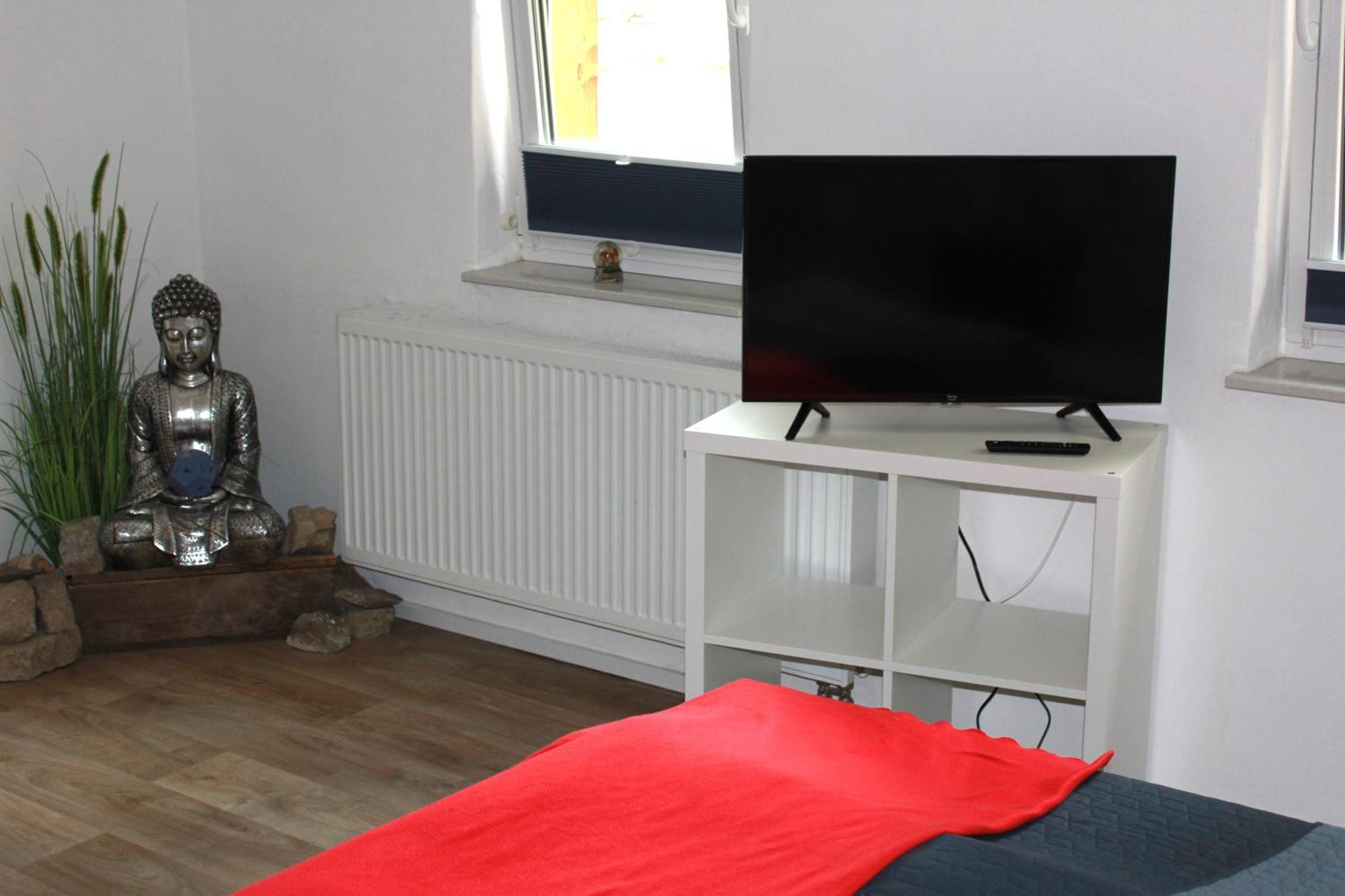Fewo Im Lehm-Fachwerkhaus Erfurt Mit 3 Einzelnen Schlafzimmern Je Mit Tv Kültér fotó